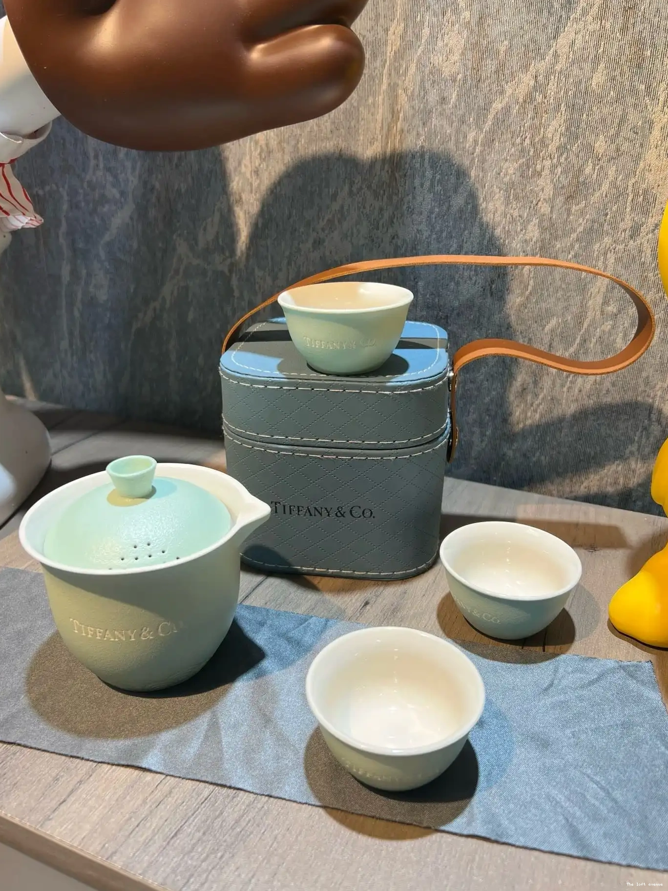 SET TIFFANY TEA CUP 0614